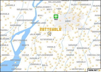 map of Rattewāla