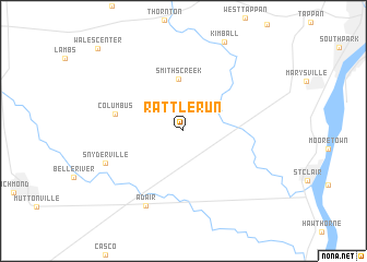 map of Rattle Run