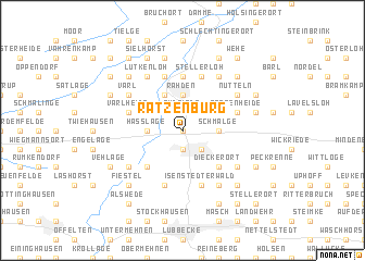 map of Ratzenburg