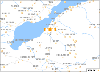 map of Rauan