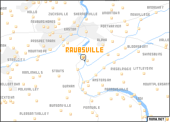 map of Raubsville