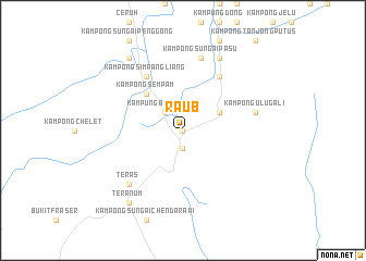 map of Raub