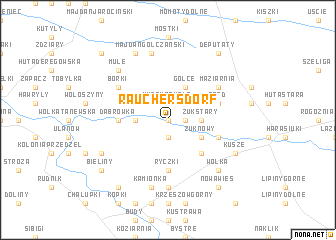 map of Rauchersdorf