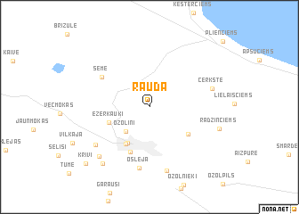 map of Rauda