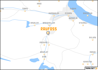 map of Raufoss