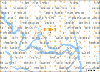 map of Rauha