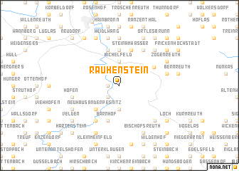 map of Rauhenstein