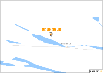 map of Raukasjö