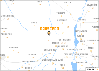 map of Rauscedo