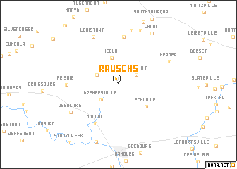 map of Rauschs