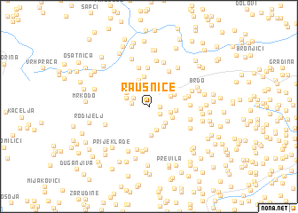 map of Raušnice