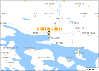 map of Rautalakhti