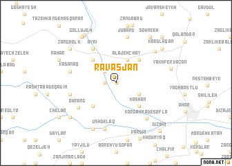 map of Ravāsjān