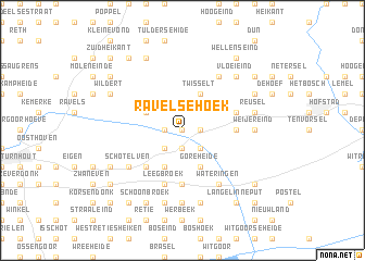 map of Ravelsehoek