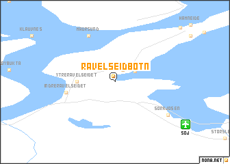 map of Ravelseidbotn