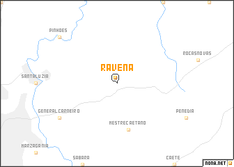 map of Ravena