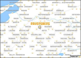 map of Ravensberg