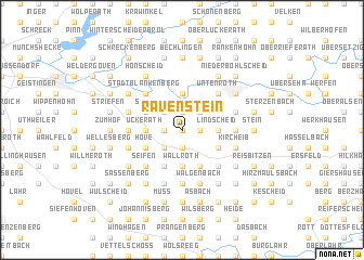 map of Ravenstein