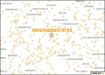 map of Ravenwood Estates