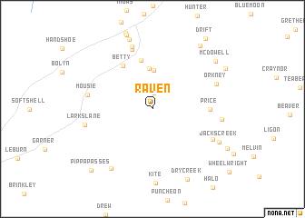 map of Raven