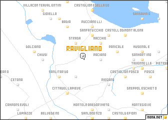 map of Ravigliano