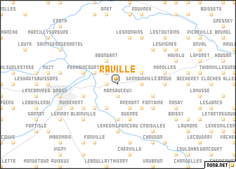map of Raville