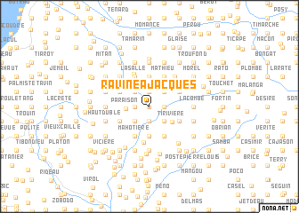 map of Ravine à Jacques