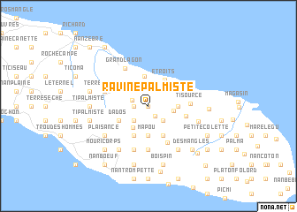 map of Ravine Palmiste