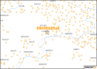 map of Ravne Donje