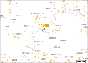 map of Ravne