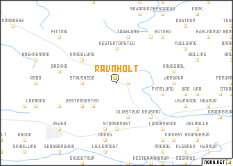 map of Ravnholt