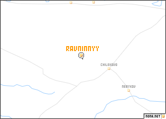 map of Ravninnyy