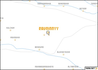 map of Ravninnyy