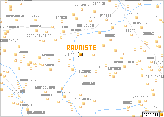 map of Ravnište