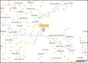 map of Ravni