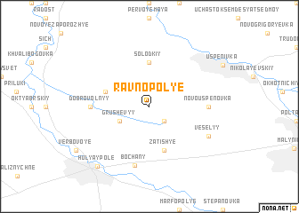 map of Ravnopolʼye