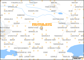 map of Ravnsbjerg