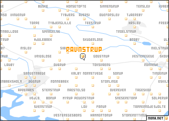 map of Ravnstrup