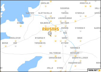 map of Rävsnäs