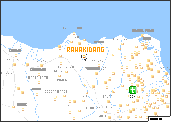 map of Rawakidang