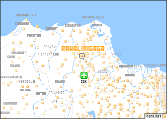 map of Rawalinigaga