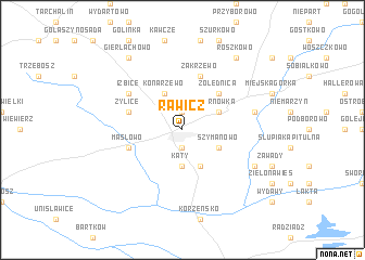 map of Rawicz