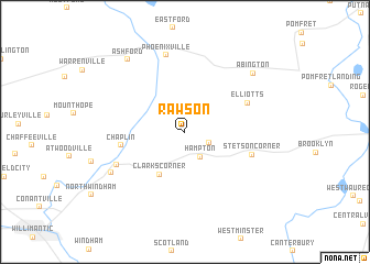 map of Rawson