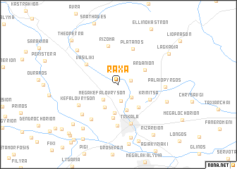 map of Ráxa