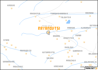 map of Rayanovtsi