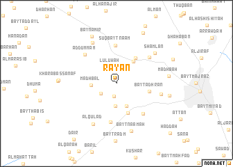 map of Ray‘ān