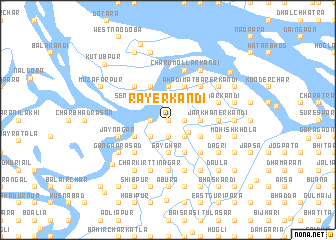 map of Rāyer Kāndi