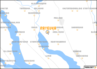 map of Rayëvka