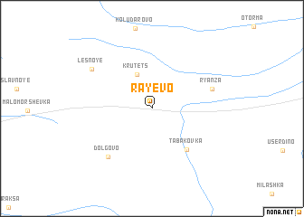 map of Rayëvo