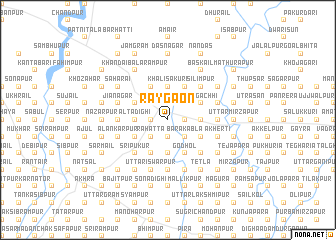 map of Rāygaon